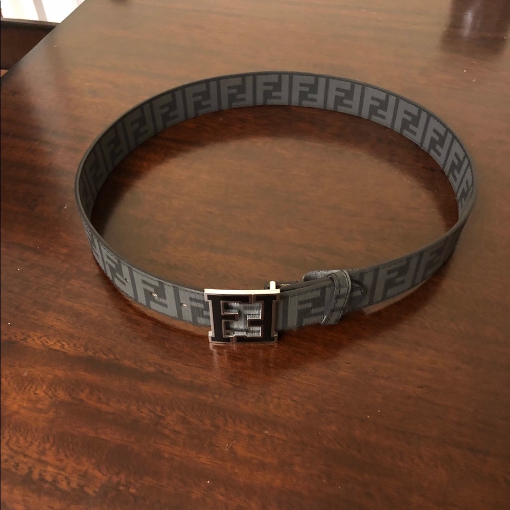 men’s fendi zucca belt